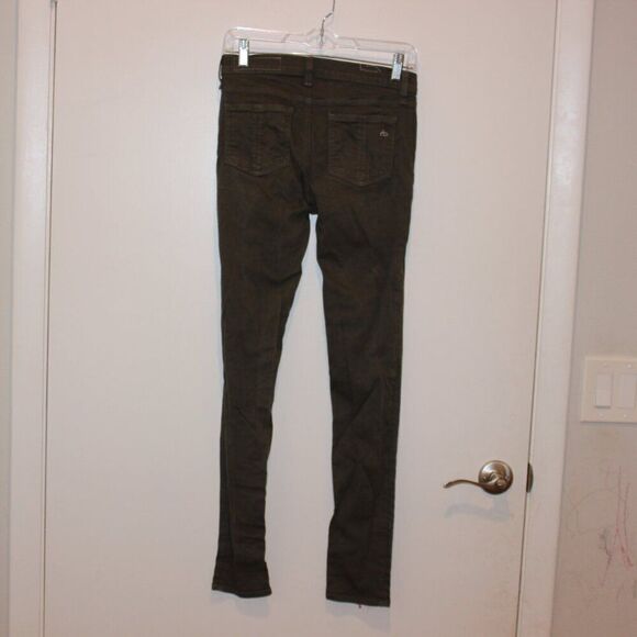 rag & bone  Skinny Jeans in Green Army  Women's Size 26 - Picture 5 of 13